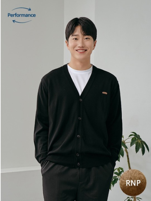 남성 소프트터치 와이드라인 가디건